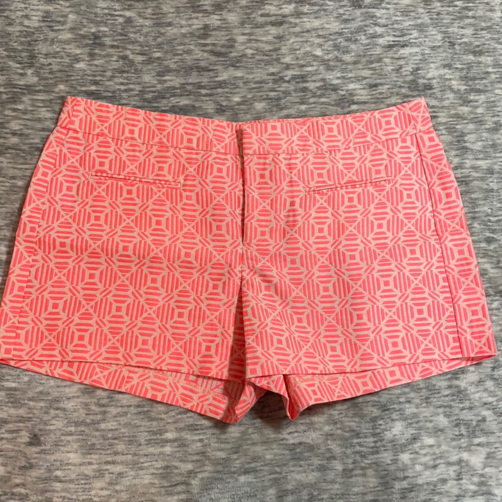 Gap Clean Front JA Pink Jacquard Shorts